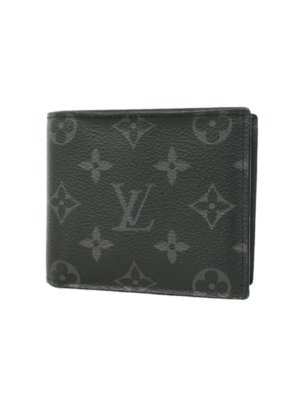 Louis Vuitton Wallet Monogram Eclipse Portefeuille Marco NM Black